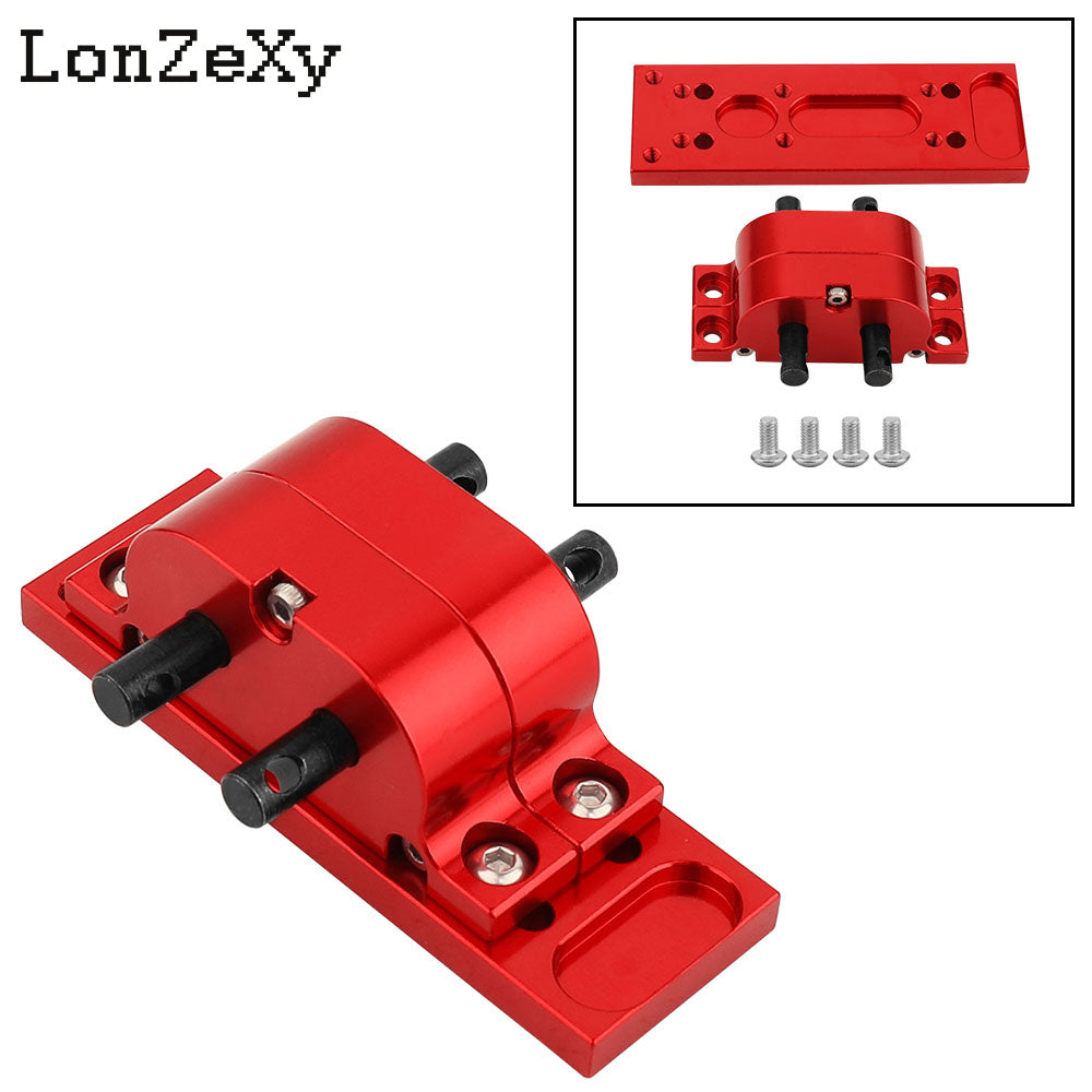 LONZEXY Metal Alloy Transmission with Mount Plate for SCX10