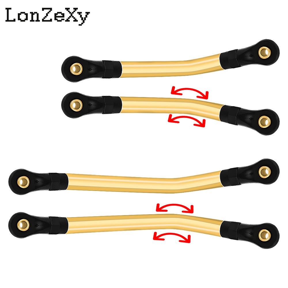 LONZEXY Brass High Clearance Links & Steering Links Set for 1/18 TRX4m