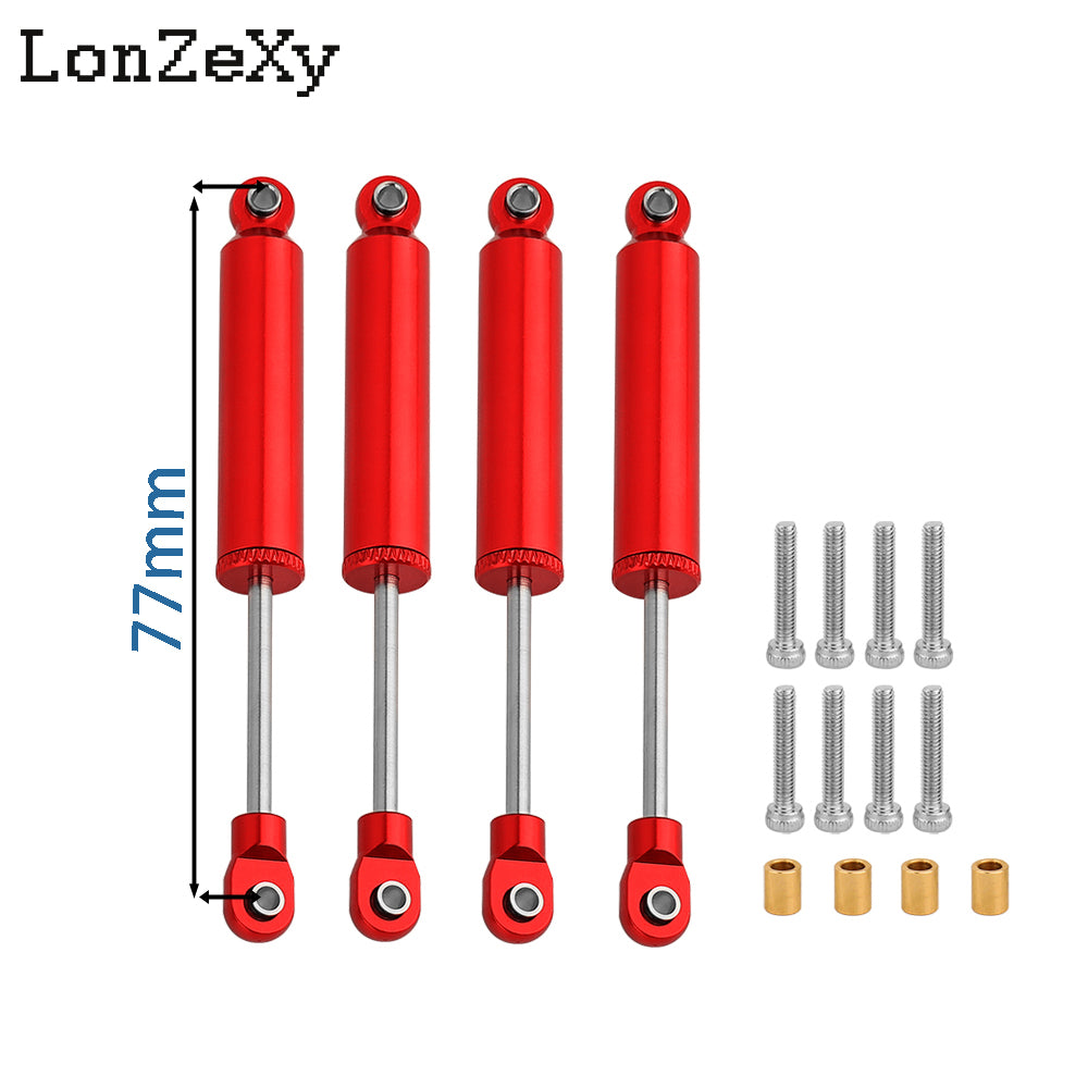 LONZEXY Built-in Spring Shocks Damper for 1/18 TRX-4M  Bronco Defender K10 (77mm)