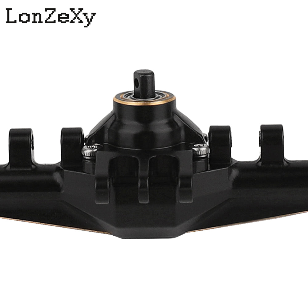 LONZEXY +4mm Planet Middle Axles with Brass Steering Knuckles for 1/18 TRX4M