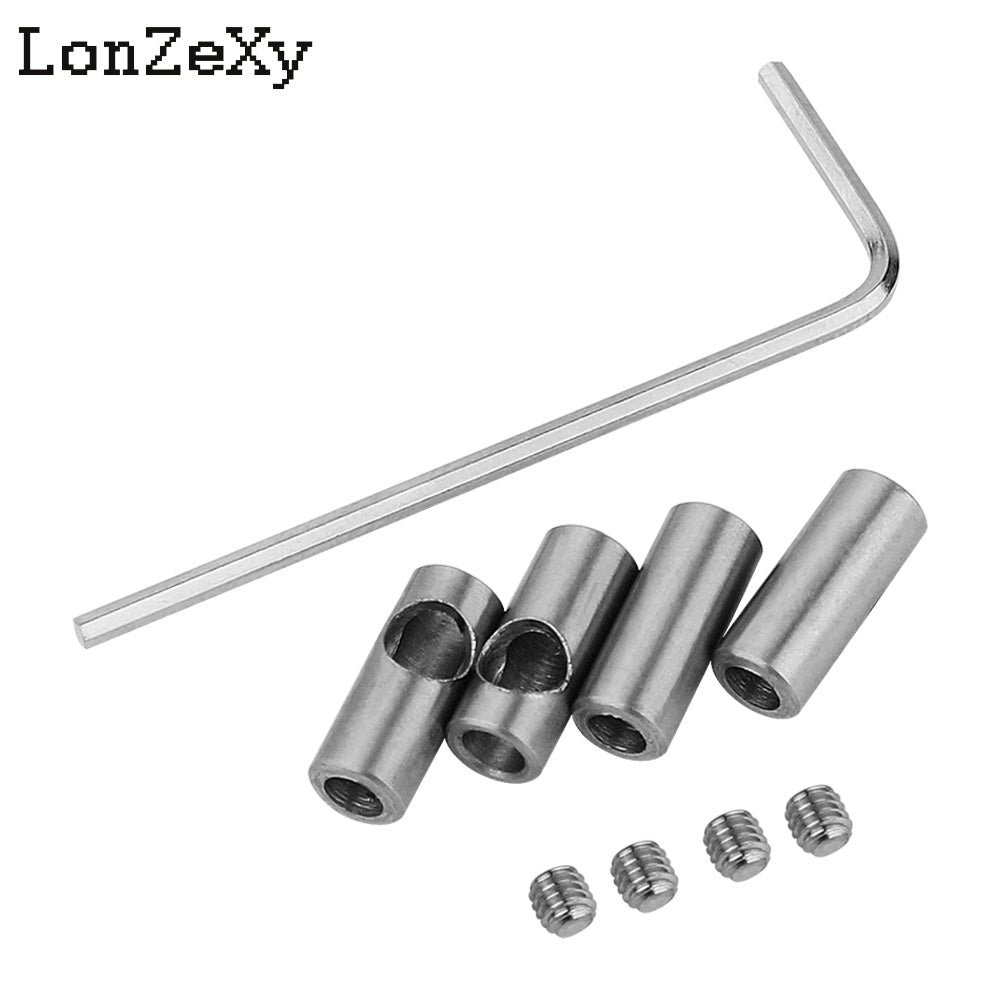 LONZEXY Metal 3.17mm to 5mm Shaft Adapter 3pcs