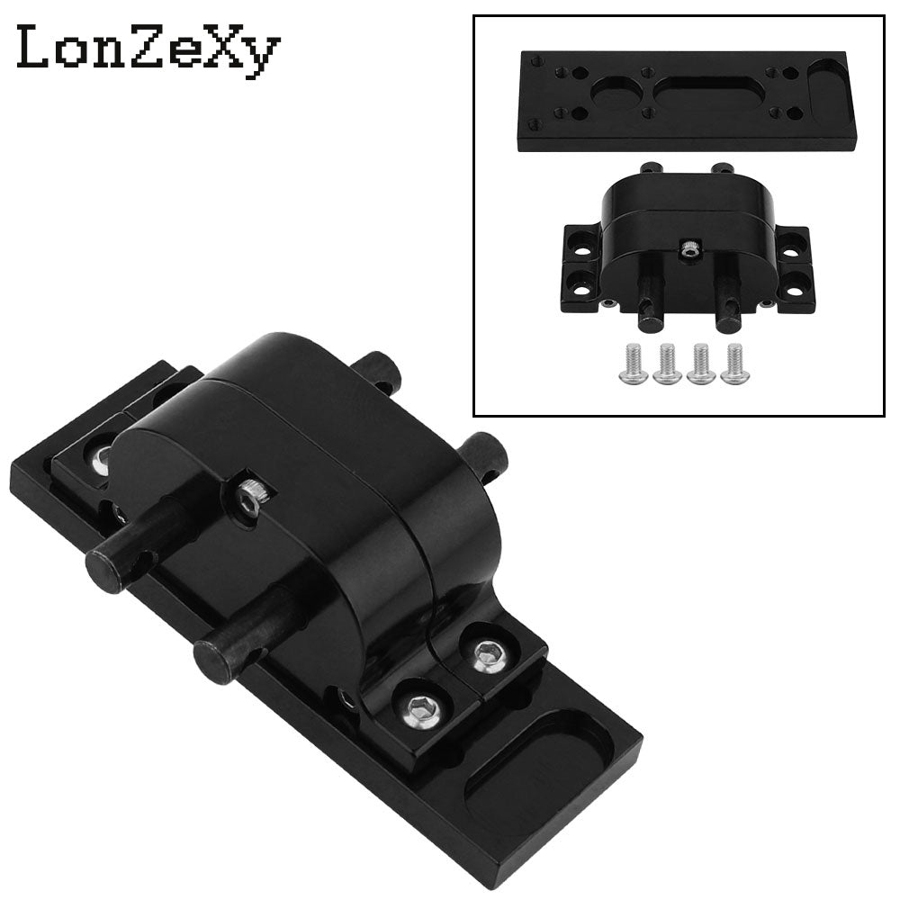 LONZEXY Metal Alloy Transmission with Mount Plate for SCX10