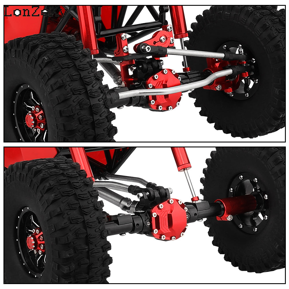 LONZEXY Alloy Simulation Climbing Frame for SCX10