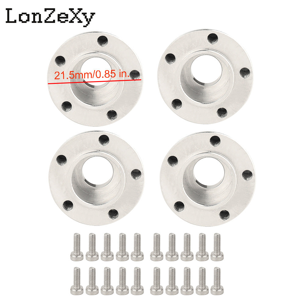 LONZEXY Aluminum Alloy 5-Hole Couplers - 4 Pack for SCX10