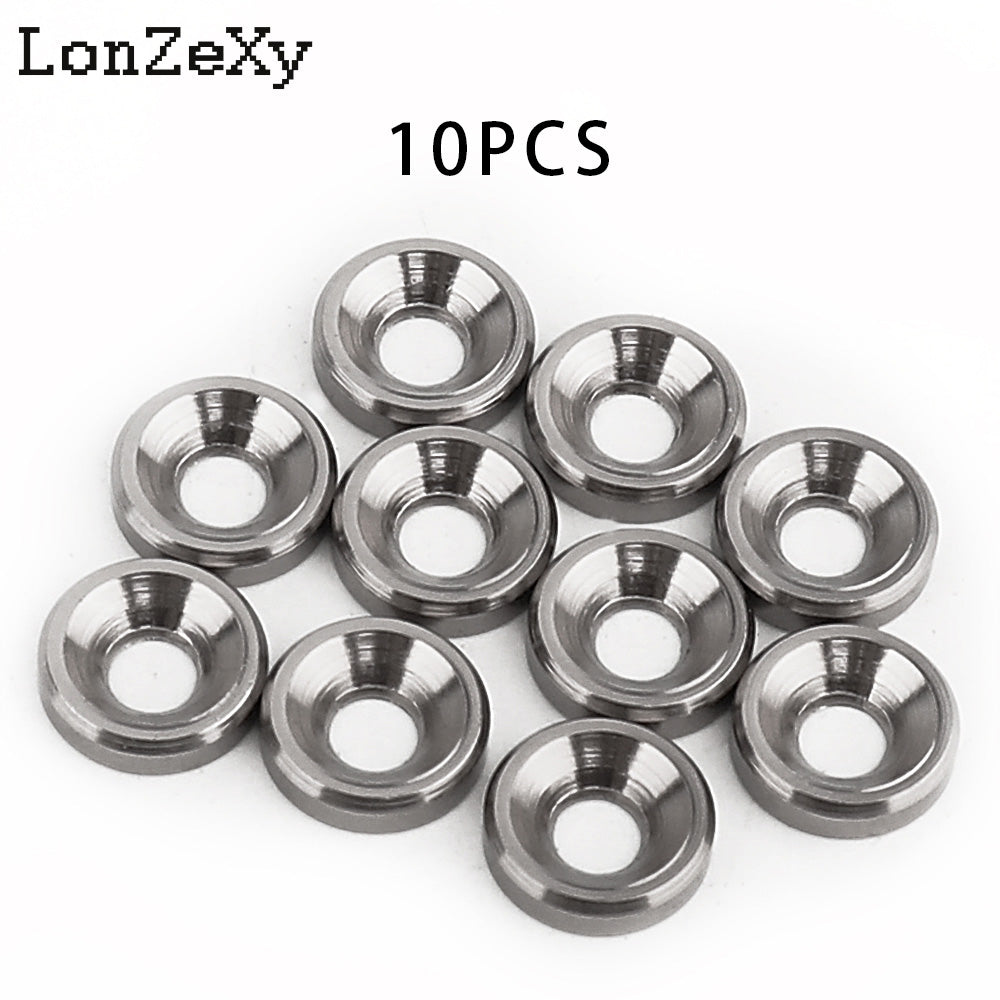 LONZEXY M3 M4 M5 M6 M8 Aluminum Alloy Spacer+Flat Washer 20 PCS