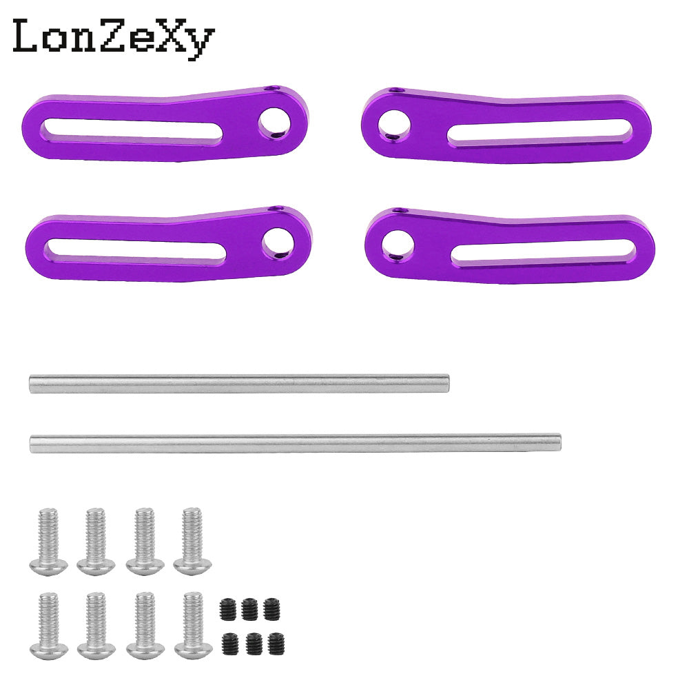 LONZEXY Metal Front Rear Modular Bumper for 1/10 LCG TRX4 TRX6 SCX10 Capra