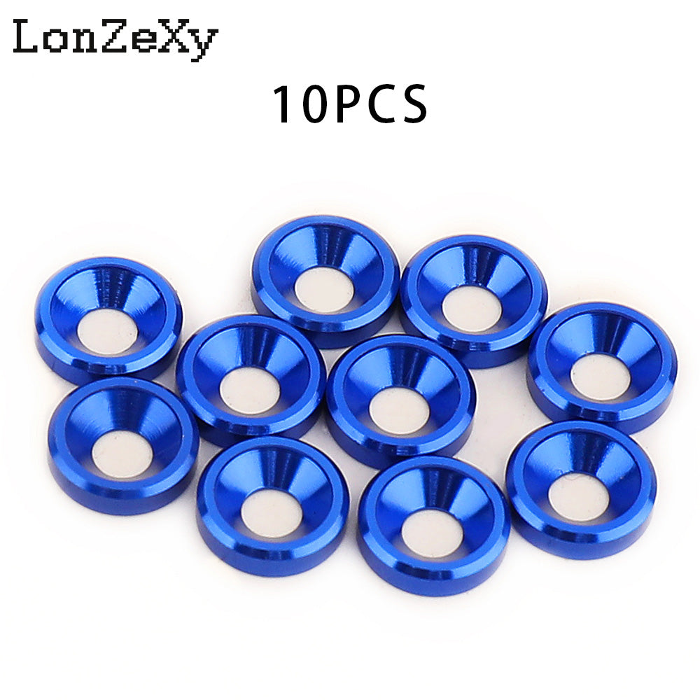 LONZEXY M3 M4 M5 M6 M8 Aluminum Alloy Spacer+Flat Washer 20 PCS