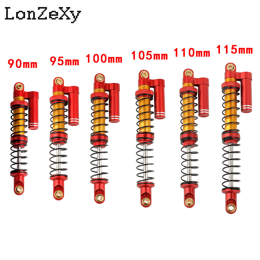 Lonzexy 90mm Metal Suspension Shock for TRX-4 Wraith SCX10 II (1pcs)