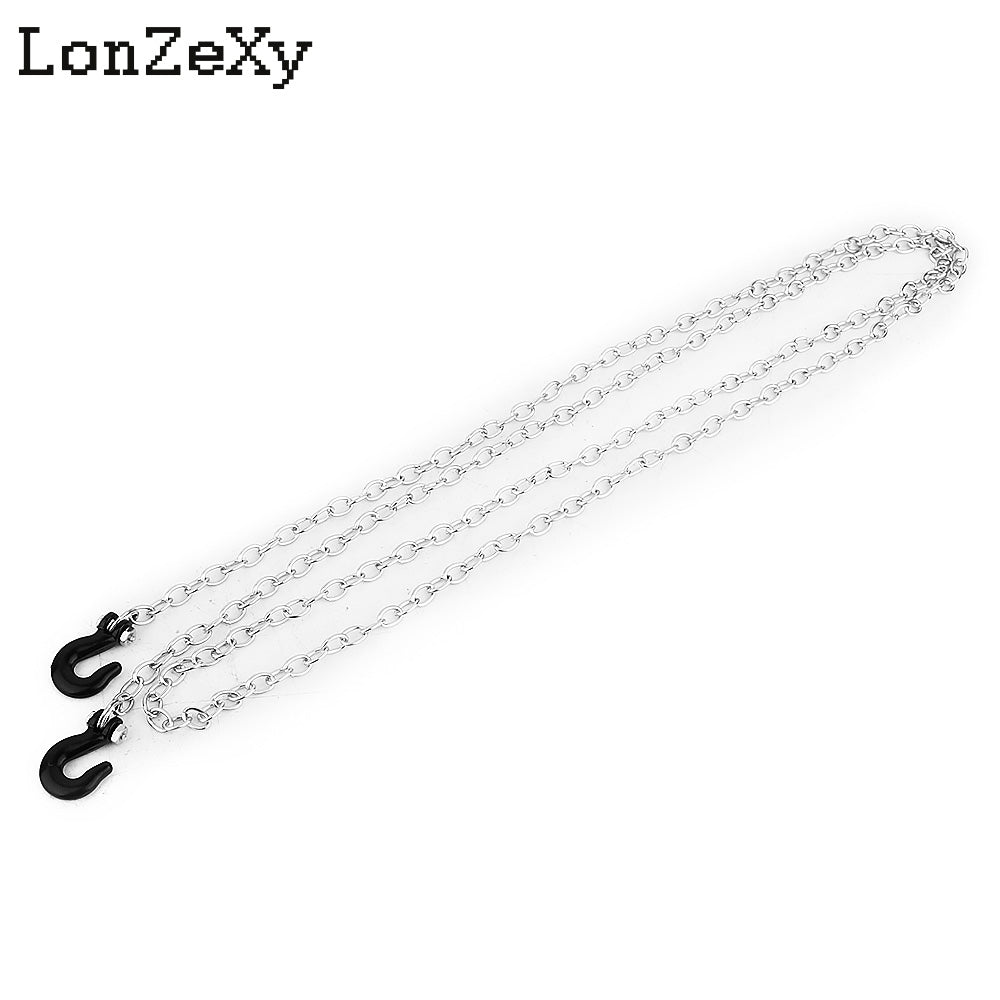 LONZEXY Metal Trailer Chain for SCX10