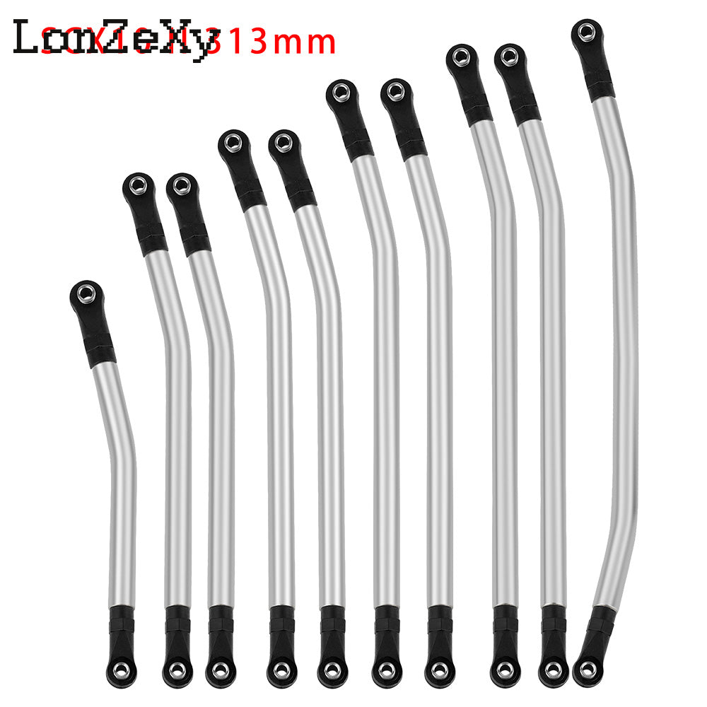 Stainless Steel Connecting Rod for 1/10 RC Axial SCX10 II AX90046 AX90047 Rock Climbing Car Metal Upgrade Parts