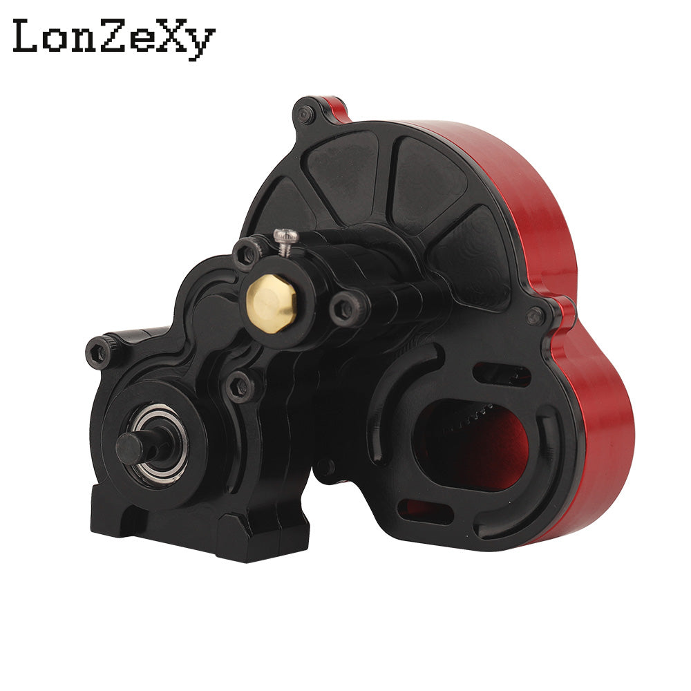 LONZEXY Complete Metal Transmission Gearbox+Gear for SCX10