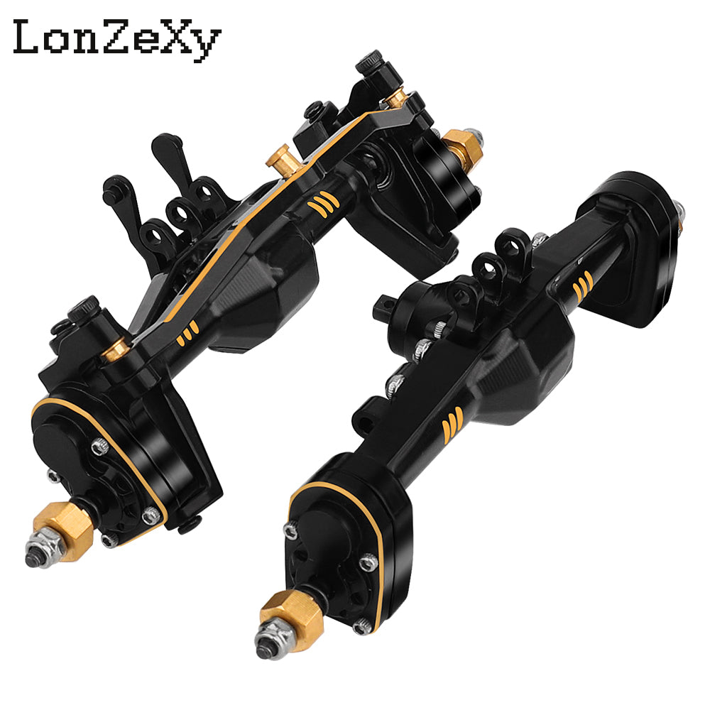 LONZEXY CNC Aluminum Front Rear Axle Housing for 1/18 TRX4M