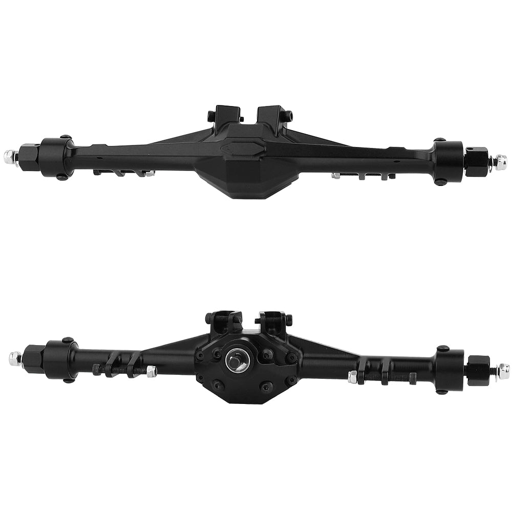 LonZeXy Metal Straight Front Rear Axle Assembly For SDM 1/10 RC Crawler Axial SCX10 III, RC Car Upgrade Replacement Parts