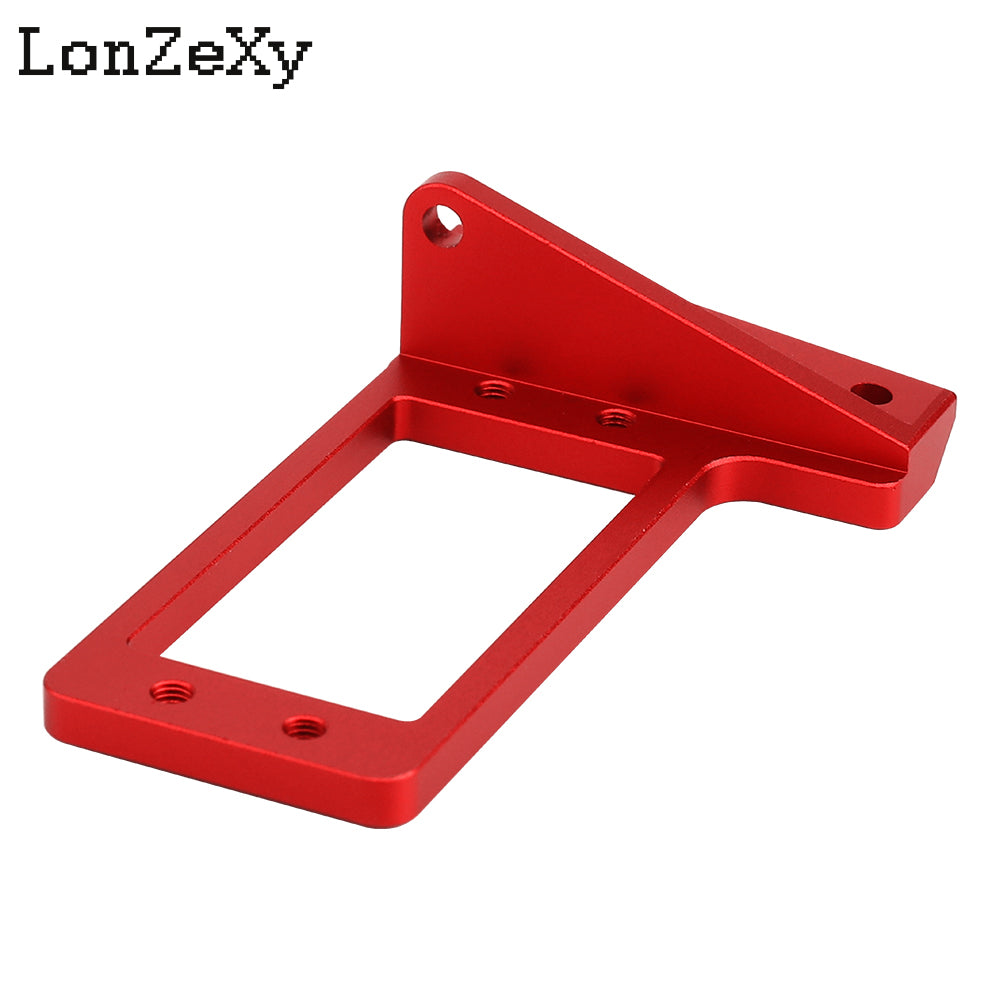 Lonzexy Capra Aluminum BTA F9 Servo Mount for 1/10 RC LCG Upgrade Compatible with VP Capra F9 Offset Axle (Black)