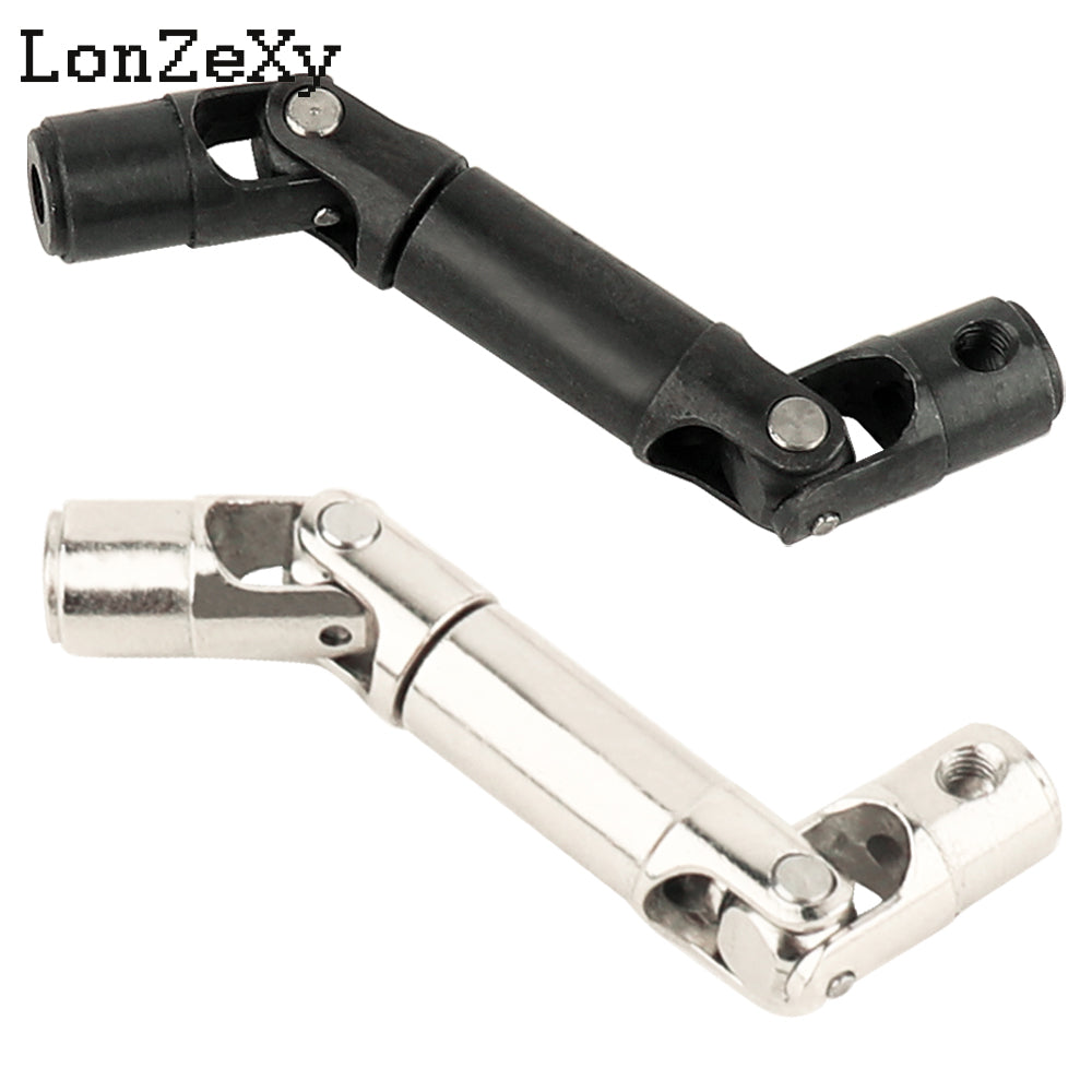 Lonzexy 2Pcs Metal Drive Shaft for WPL 1/16 RC Scale Upgrade RC Accessories