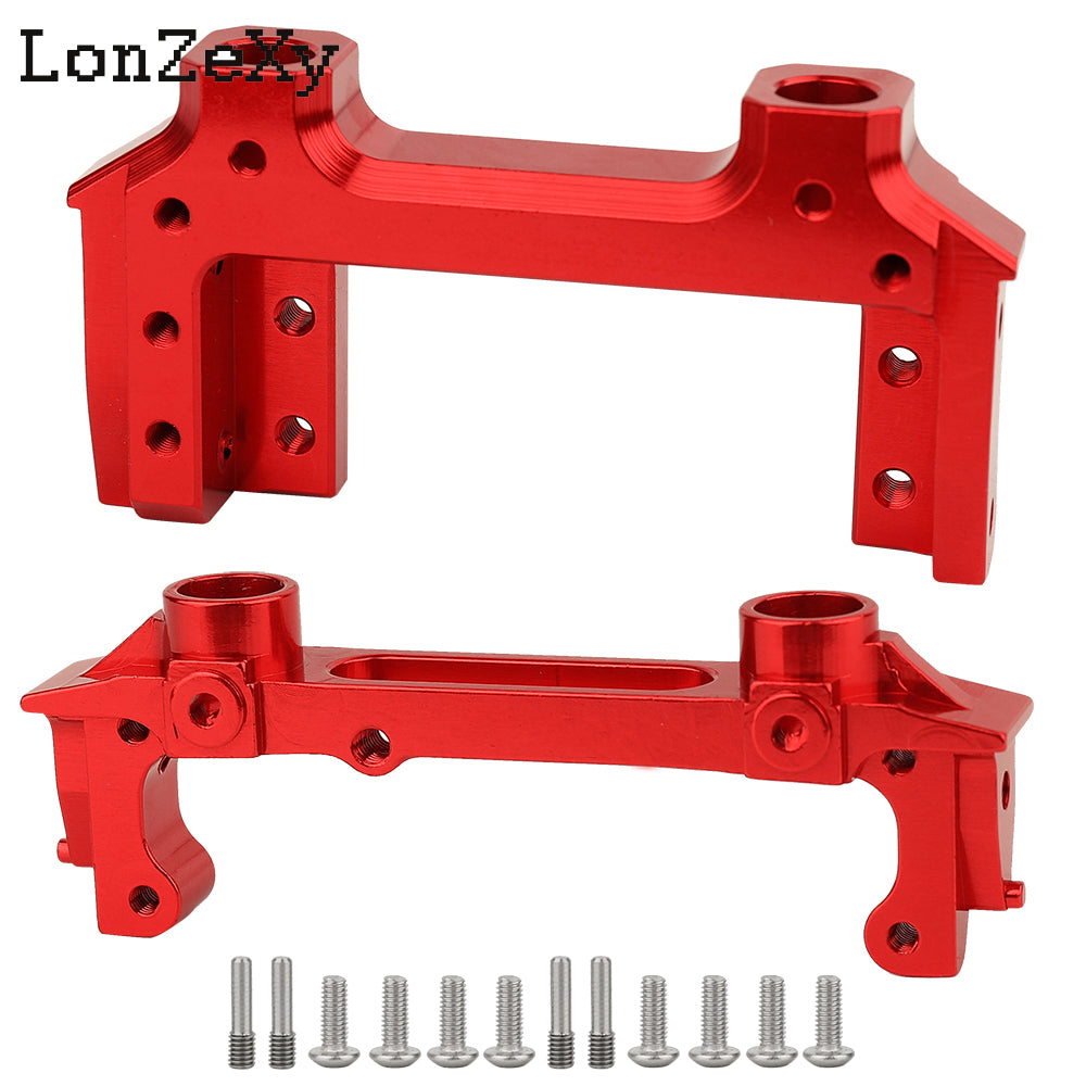 LONZEXY Aluminum Front Rear Chassis Brace Mount for SCX10 II