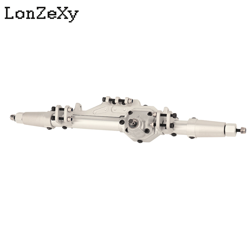 LONZEXY Complete Metal Front / Rear Axle Set for 1/10 RC Rock Crawler Axial Wraith