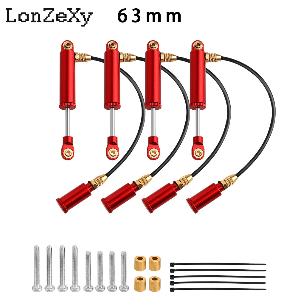 Lonzexy Aluminum One-Way Quick Rebound Damper Shock Absorber S13850 Fit For RC 1/10 RedCat Everest Gen7 Pro /Sport