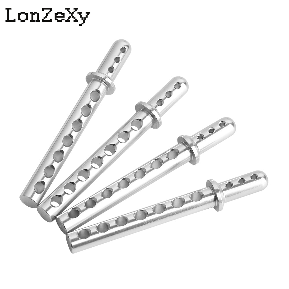 LONZEXY Aluminum Body Post Mounts 4PCS for 1/10 SCX10 AXIAL