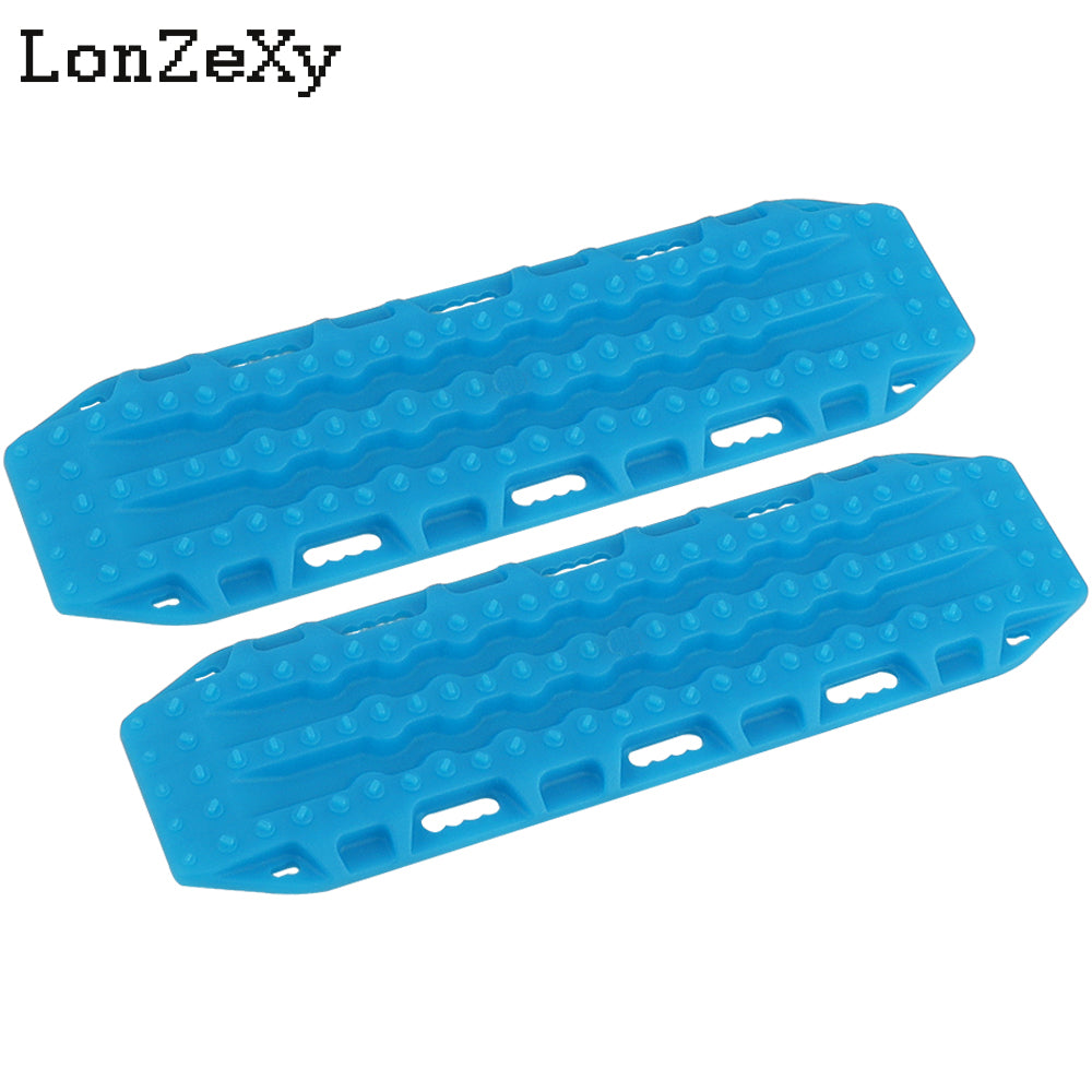 Lonzexy 2pcs 1/10 RC Plastic Sand Ladder Recovery Ramps Board for TRX4 SCX10 90046