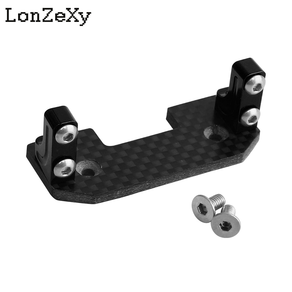 LONZEXY Carbon Fiber Servo Mount for Axial 1/10 RR10 Wraith 90045 90056