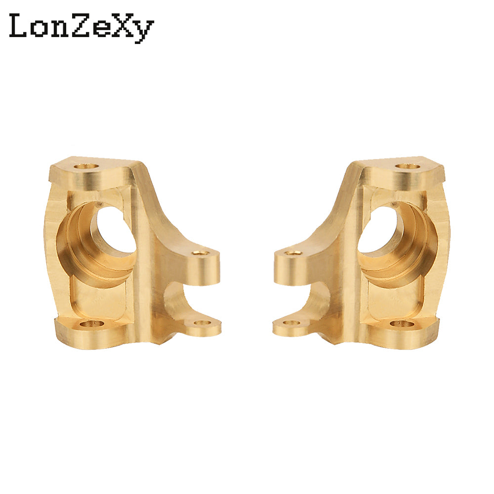 LONZEXY Brass Steering Knuckles for SCX10 II