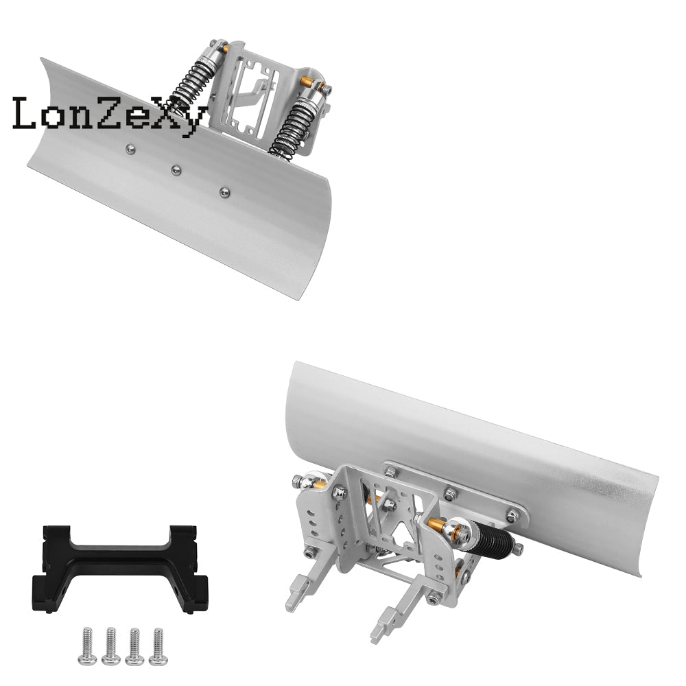 LONZEXY Aluminum Alloy Snow Plow Blade Kit for SCX10 II