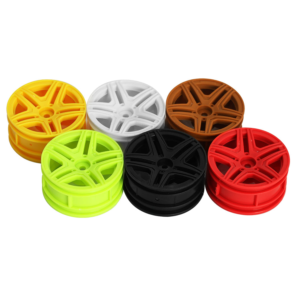 1/10 RC On-Road Car Plastic Wheel Rims Style A 52.8g 12mm Hex Multi Color Empty Hubs RC Modification Parts