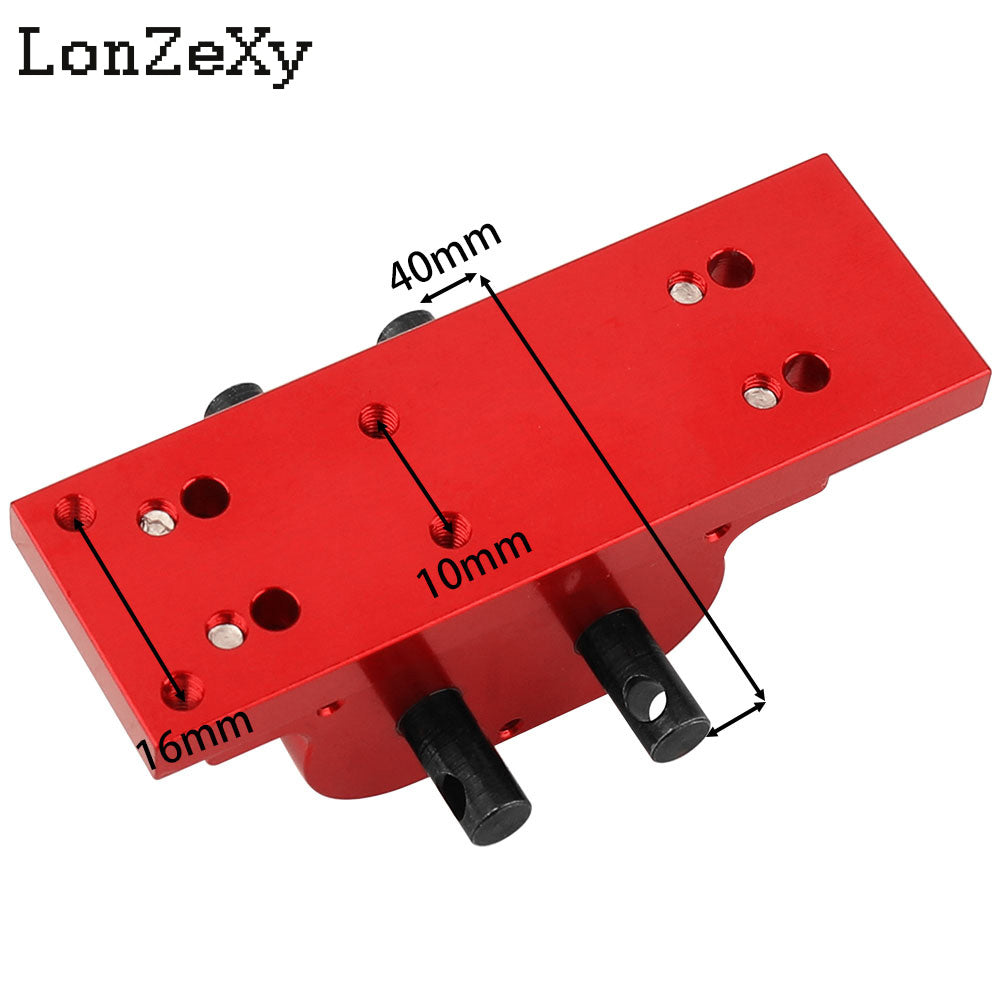 LONZEXY Metal Alloy Transmission with Mount Plate for SCX10