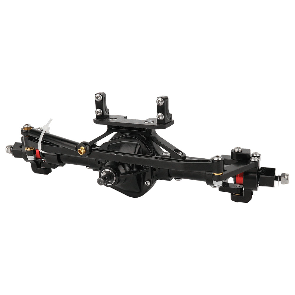 LonZeXy CNC Aluminum Rotatable Middle Axle, Metal Upgrade Axle Assembly For 1/10 Axial SCX10 Gen1 Gen2 RC Crawler Car Modification Parts