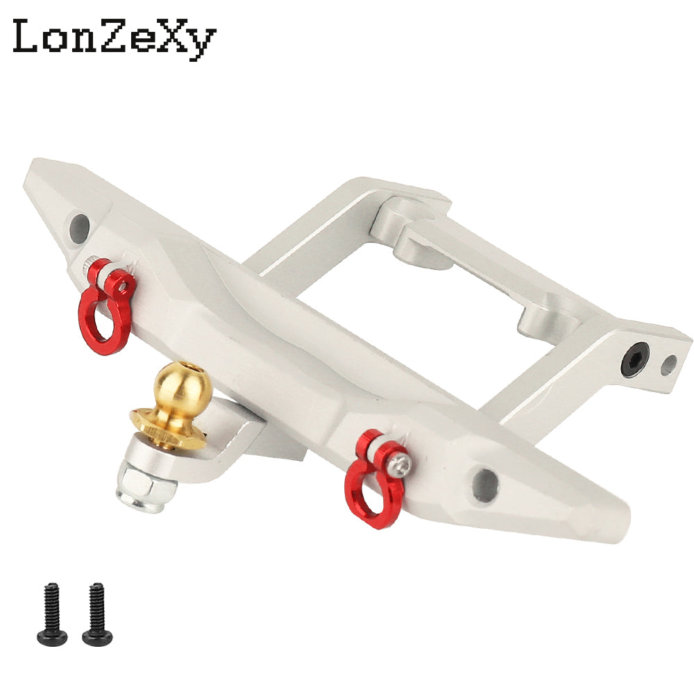 LONZEXY Metal Rear Bumper with D-rings for Traxxas TRX-4