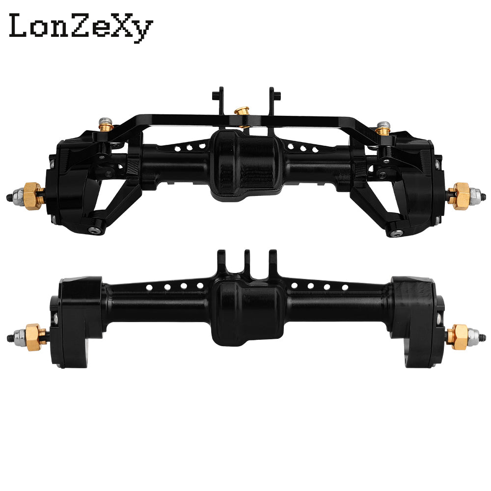 LONZEXY +4mm Extended Aluminum Front Rear Complete Axles for 1/18 TRX4M