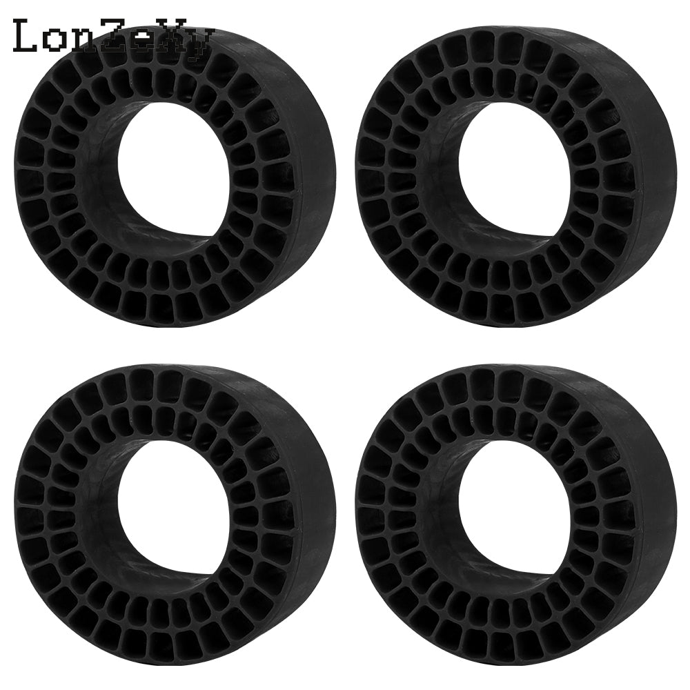 Lonzexy Silicone Rubber Inserts Foam for 58-64mm (2.4” OD) 1.0 Tires TRX4M SCX24 1/18 1/24 4 Pcs