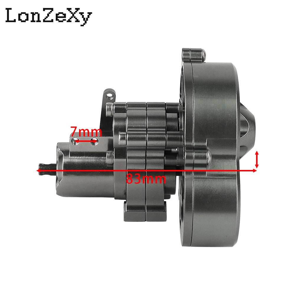 LONZEXY Metal Complete transmission box for SCX10