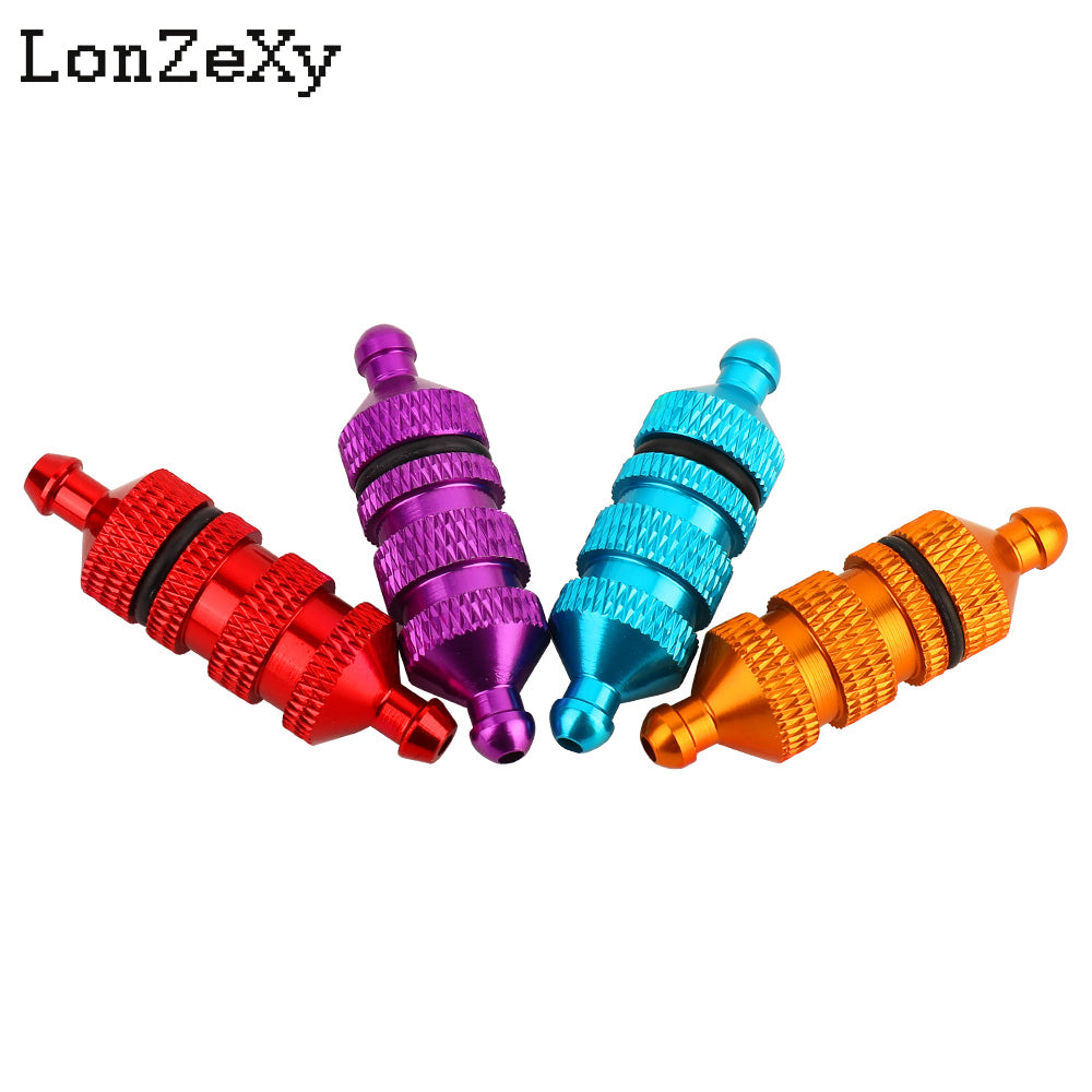 LONZEXY Alloy Aluminum Oil Nitro Fuel Filter 1/8 1/10