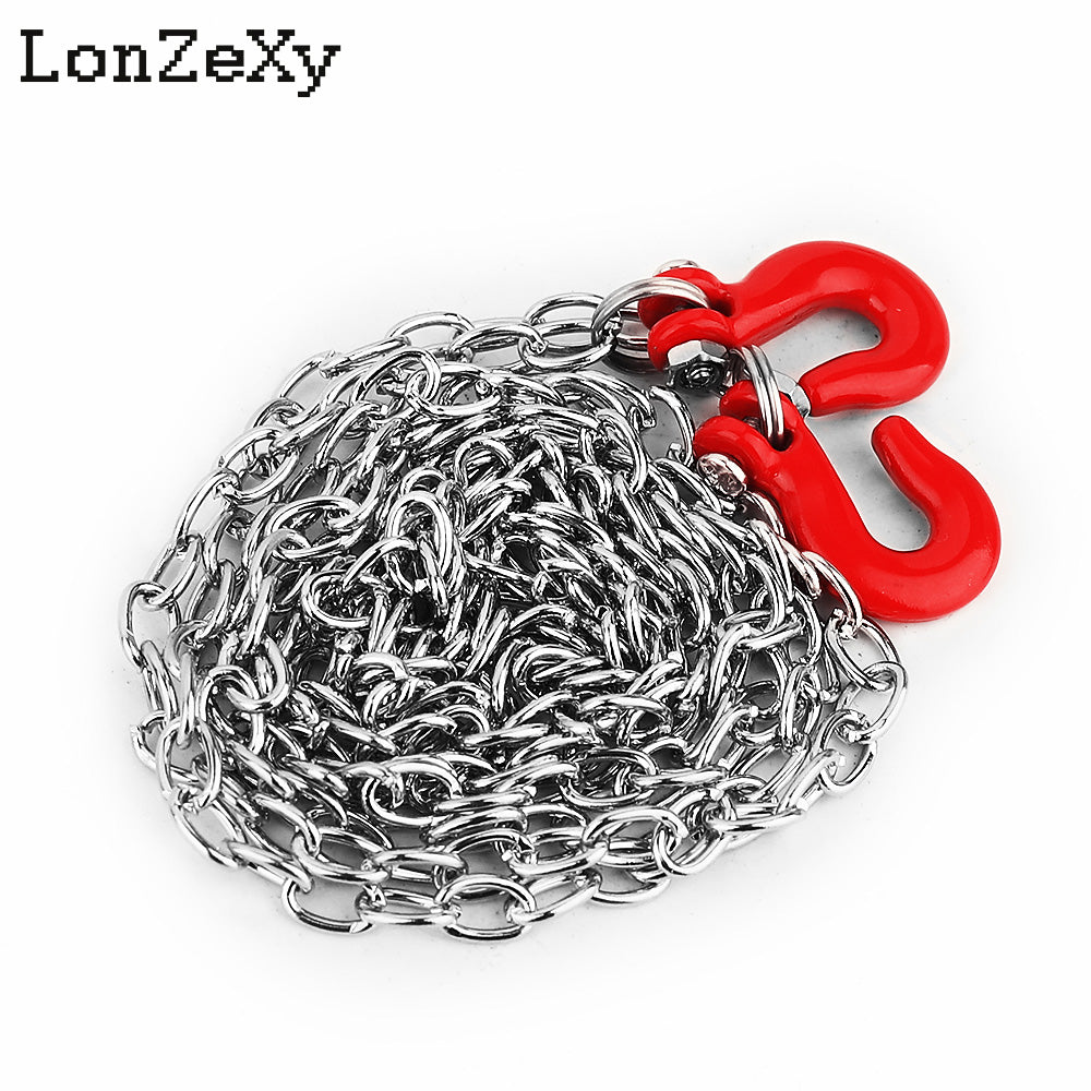 LONZEXY Metal Trailer Chain for SCX10