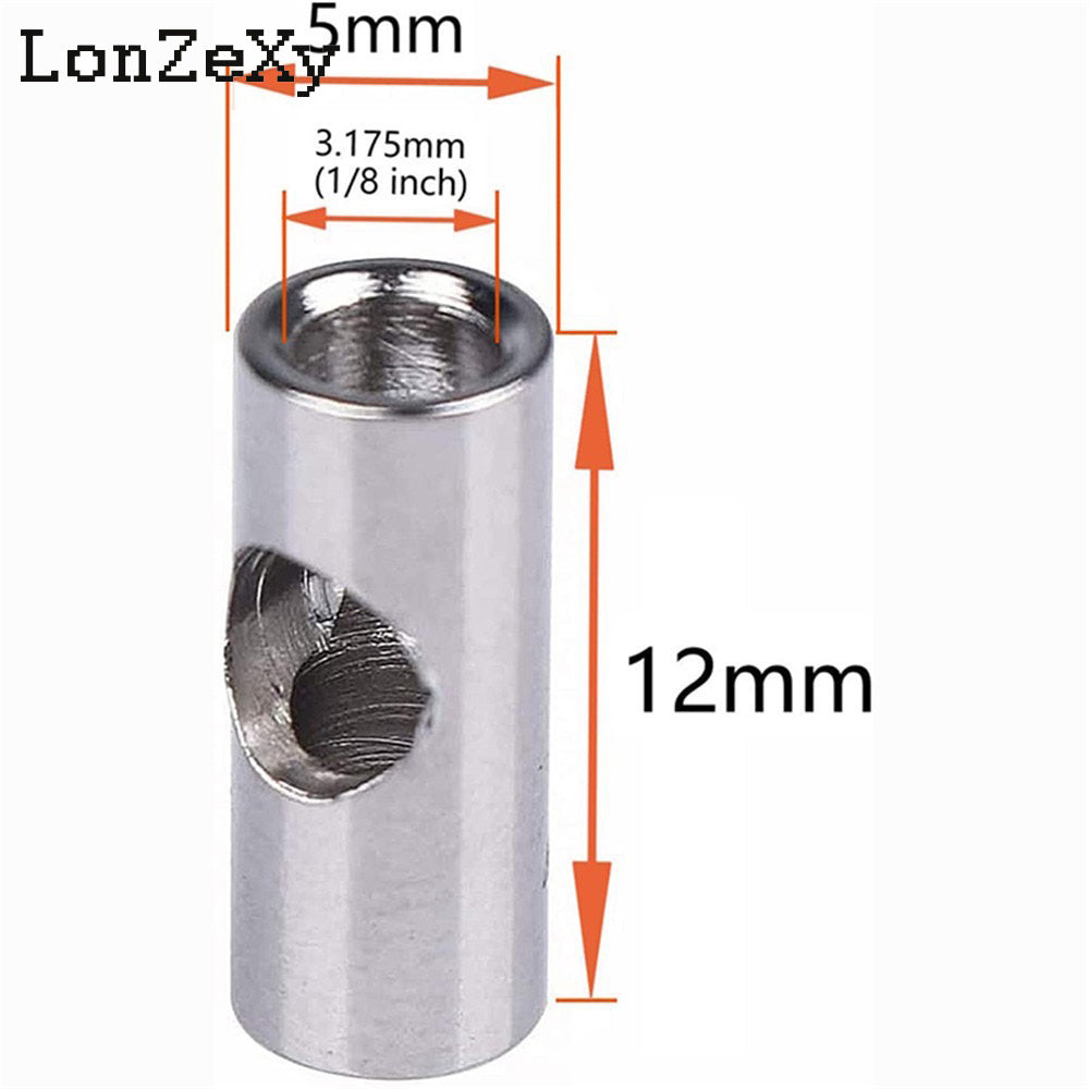 LONZEXY Metal 3.17mm to 5mm Shaft Adapter 3pcs