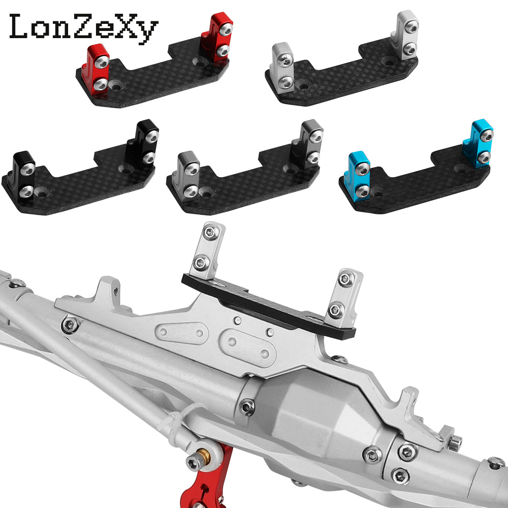 LONZEXY Carbon Fiber Servo Mount for Axial 1/10 RR10 Wraith 90045 90056