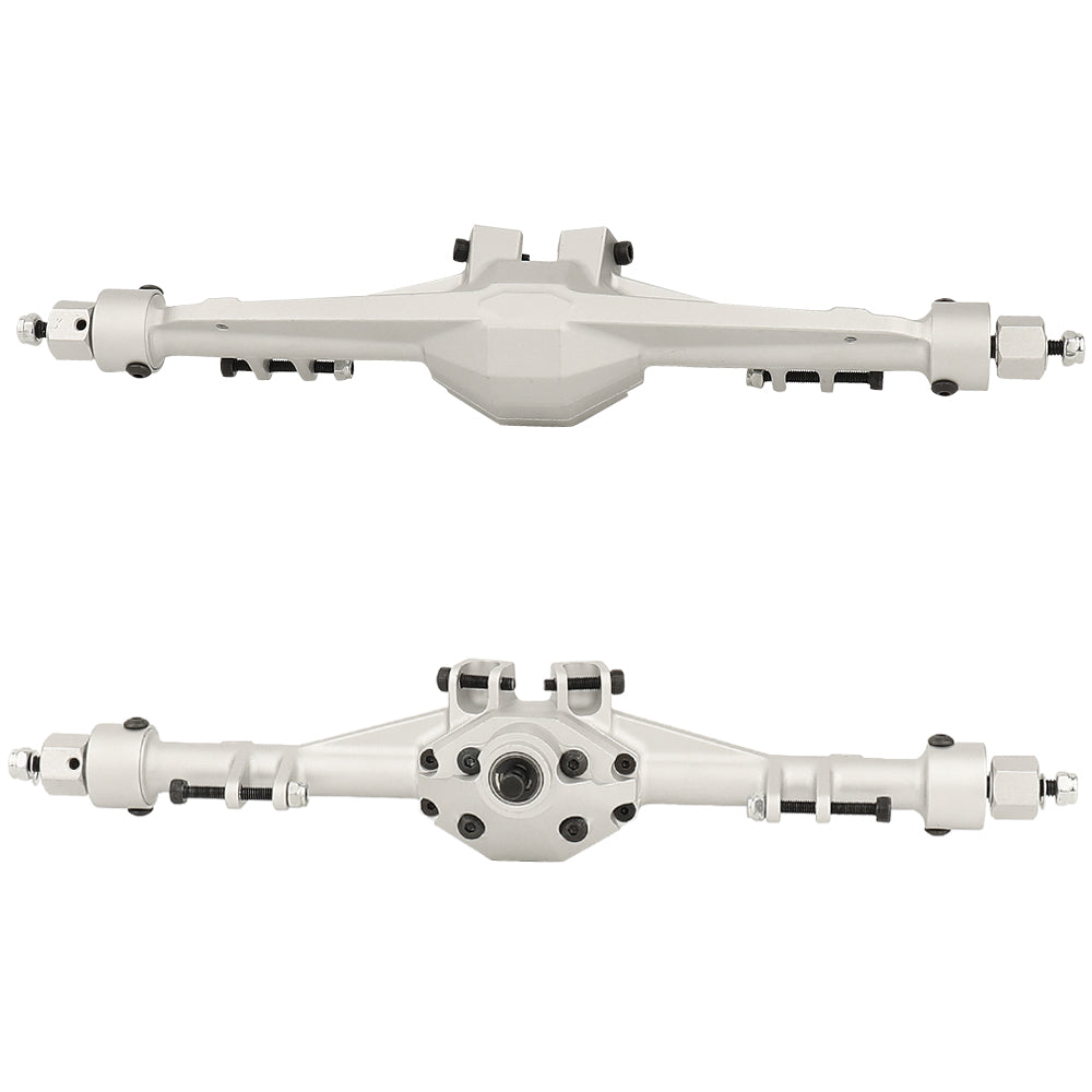 LonZeXy Metal Straight Front Rear Axle Assembly For SDM 1/10 RC Crawler Axial SCX10 III, RC Car Upgrade Replacement Parts