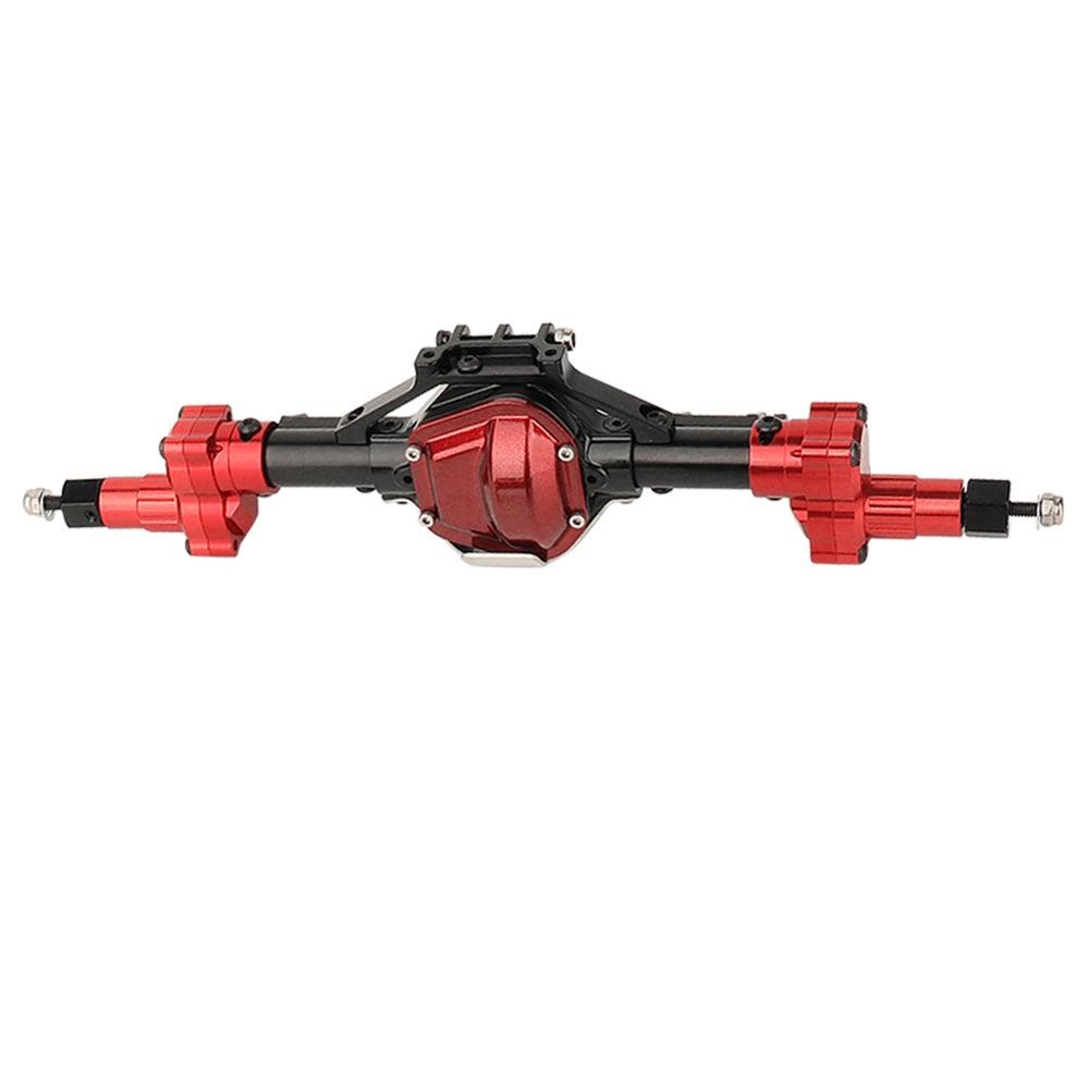 LonZeXy CNC Aluminum Portal Axles Complete Front & Rear Axles Set, Lift Portal Axle Housing For 1/10 Axial SCX10 Gen1 Gen2 RC Crawler Car Metal Upgrade Parts