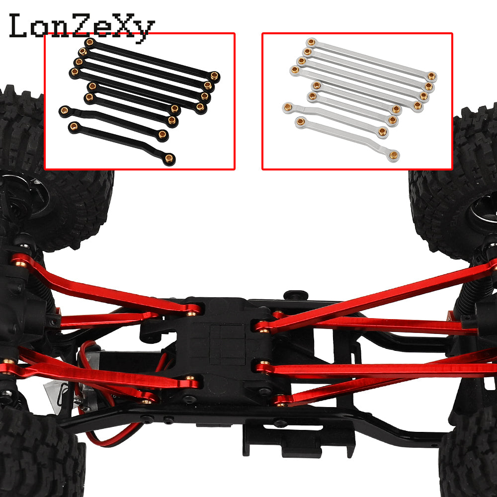 LONZEXY Stainless Steel High Clearance Links Set for 1/18 TRX4M Defender Bronco