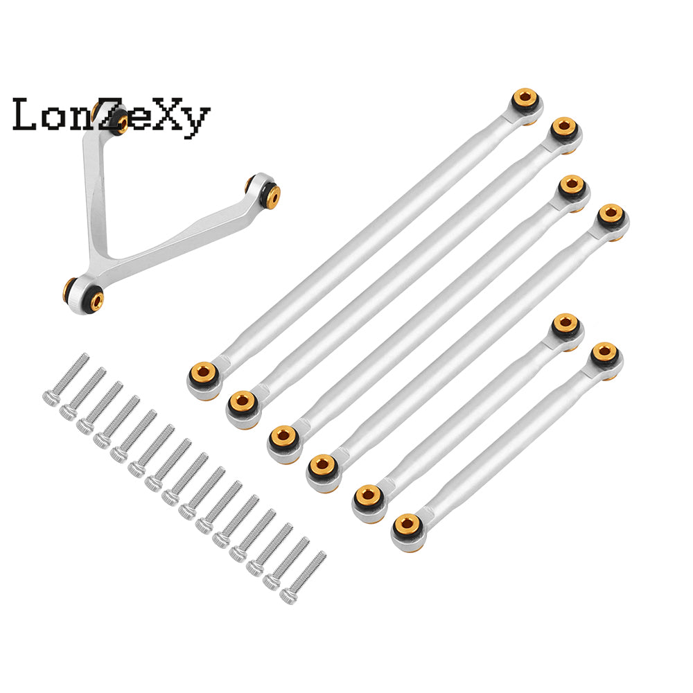 LONZEXY Stainless Steel Link Rod 313mm for SCX10 II