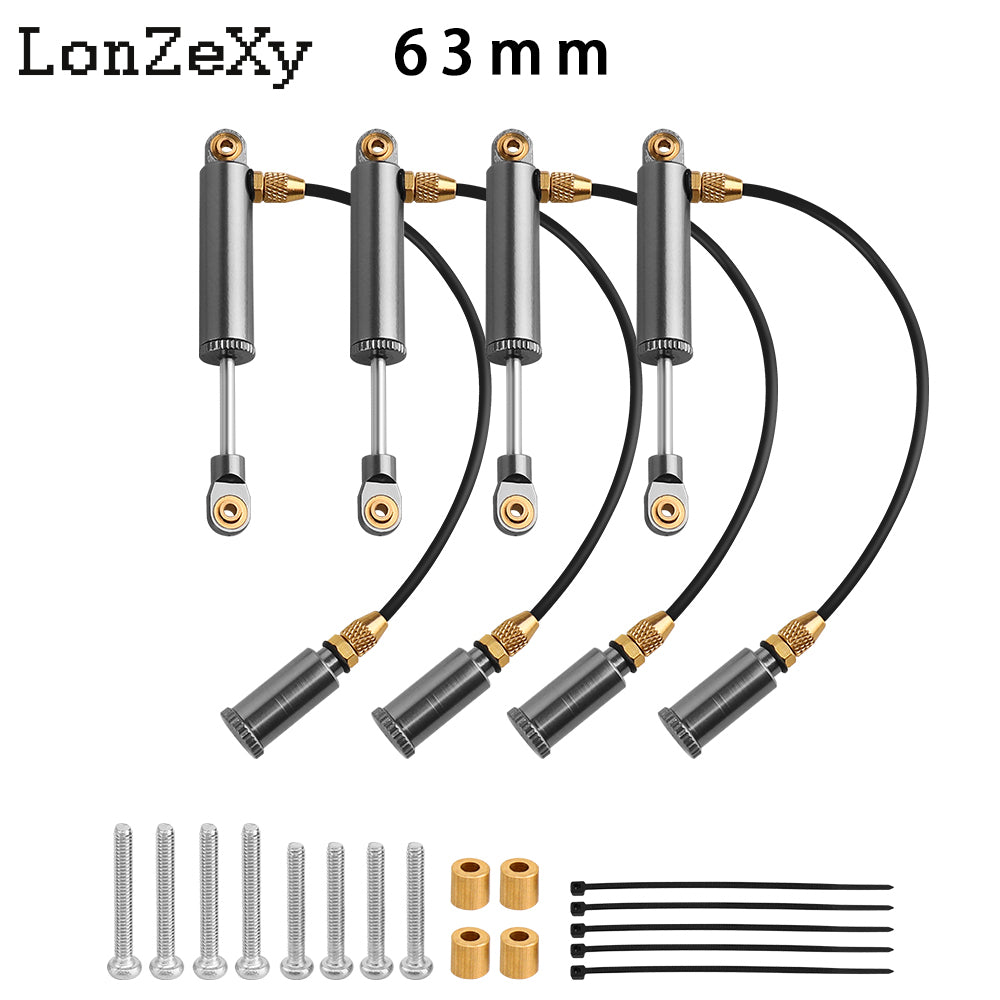 Lonzexy Aluminum One-Way Quick Rebound Damper Shock Absorber S13850 Fit For RC 1/10 RedCat Everest Gen7 Pro /Sport