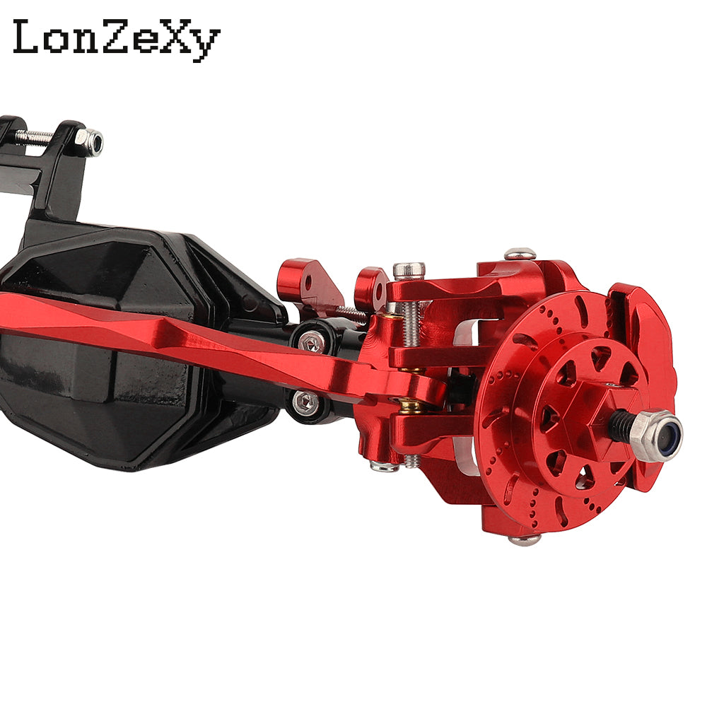 Lonzexy Aluminum Complete Front & Rear Axle Set for Axial RBX10 Ryft 1/10 RC Upgrade Parts