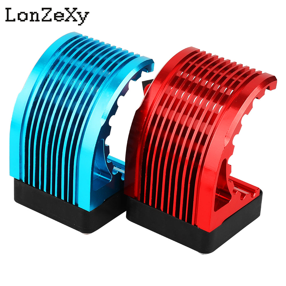 Lonzexy Motor Heatsink 540 545 550 Brushless Brushed Electric Engine Heat Sink with 5-6V Cooling Fan & RC Motor