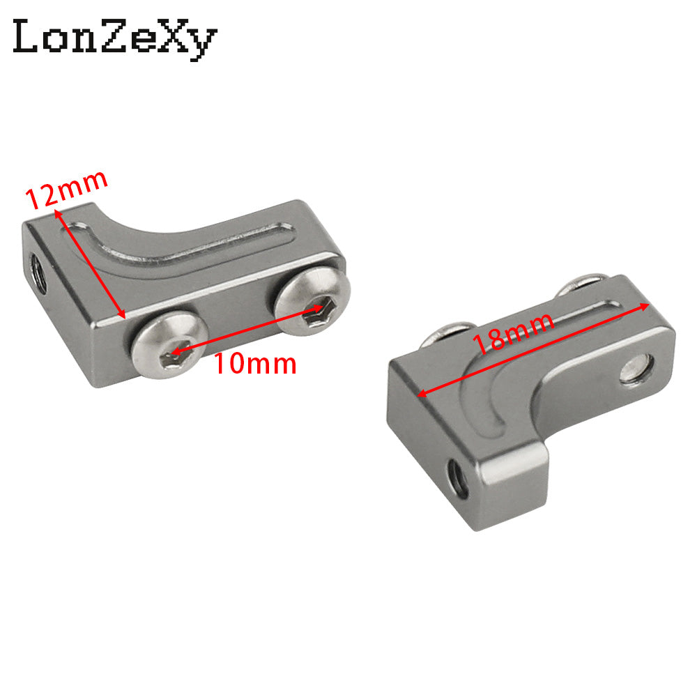 LONZEXY Aluminium Frontr Mount Servo Bracket for SCX10 III