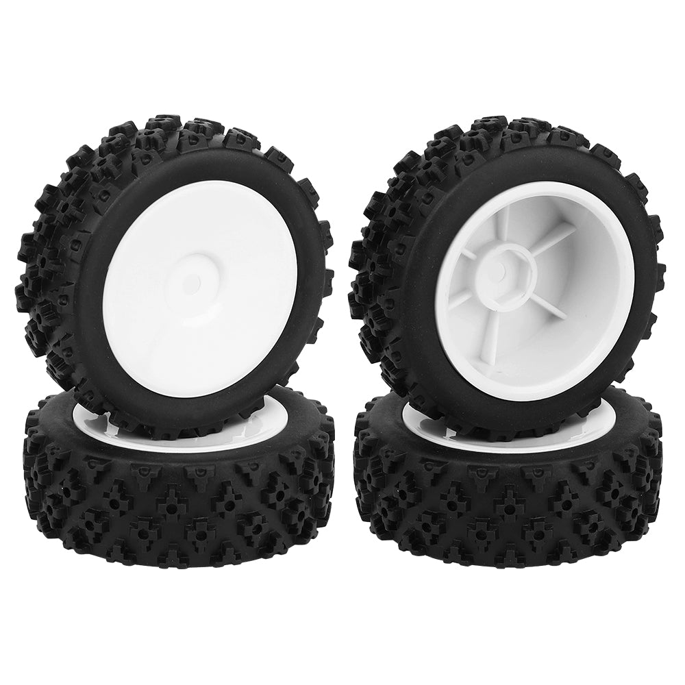1/10 RC Off-Road Buggy Wheels 72.4g Knobby All-Terrain Rubber Tires Multi Color Rim RC Car Upgrade Parts