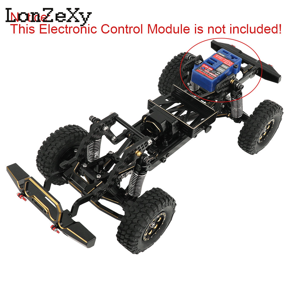 LONZEXY 313mm Wheelbase Assembled Frame Chassis for SCX10 II 90046