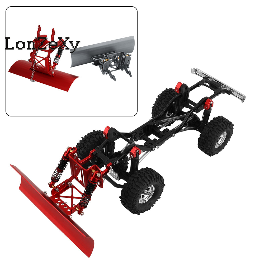 LONZEXY Aluminum Alloy Snow Plow Blade Kit for SCX10 II