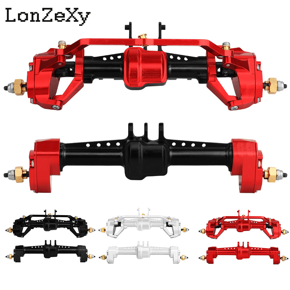 LONZEXY +4mm Extended Aluminum Front Rear Complete Axles for 1/18 TRX4M